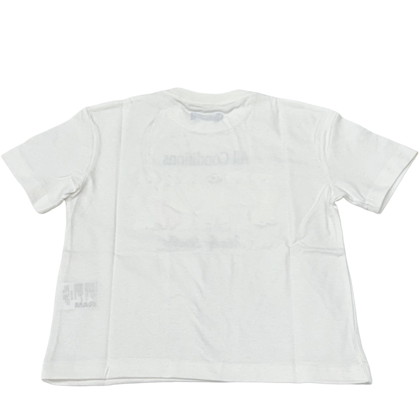 Jersey t-shirt boy bianco/white