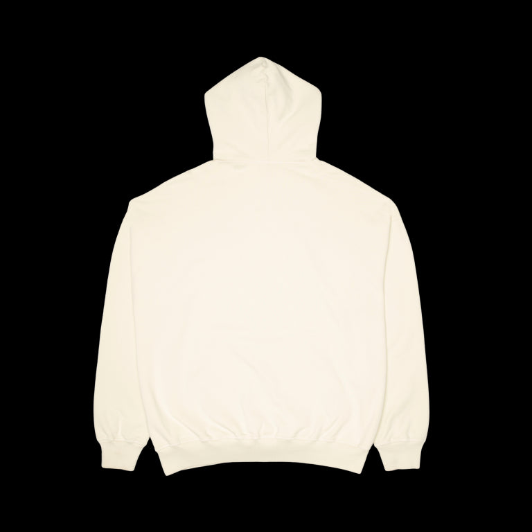 Logo hoodie cream