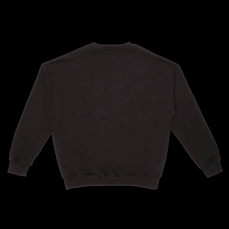Crystal ball crewneck sweatshirt black