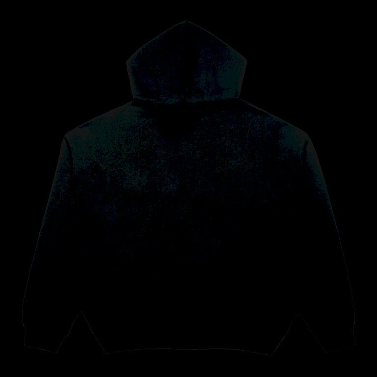 Palm logo window hoodie black