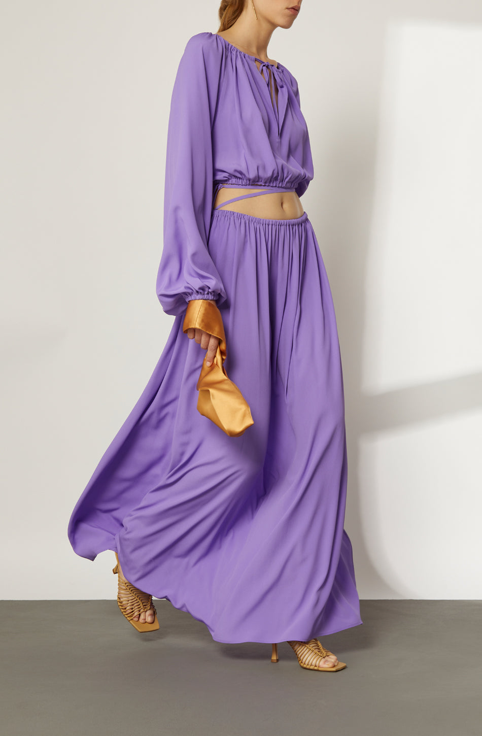 Dusty purple isa skirt