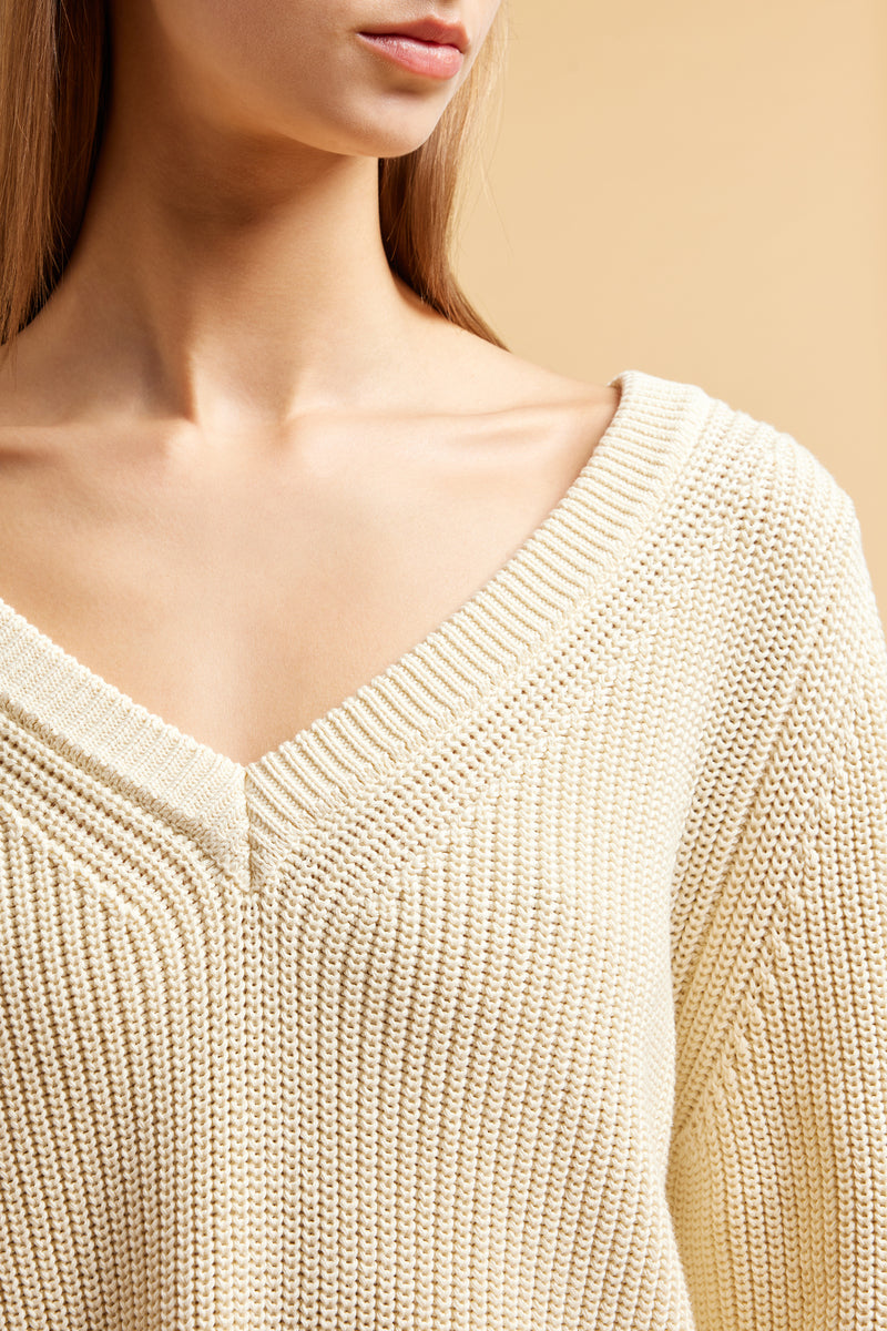 Horn v-neck sweater