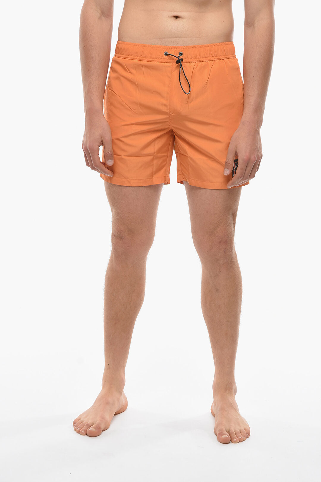 Rue st-guillame maillot de bain boxer uni 3 poches orange