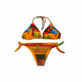 Acquadicocco | BIKINI FASCIA SCACCHI  80% PA 20% EA .