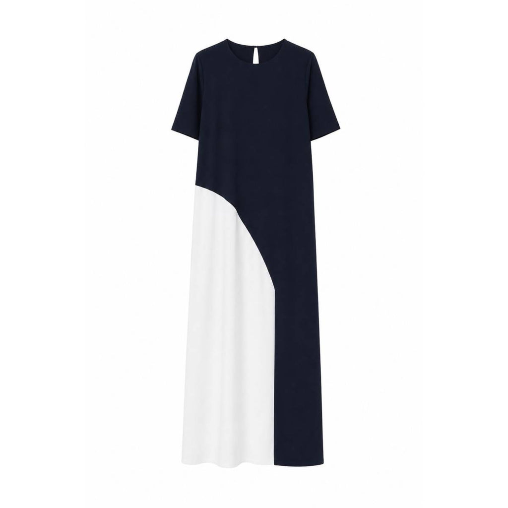 Alpha Studio | White Blue Dress