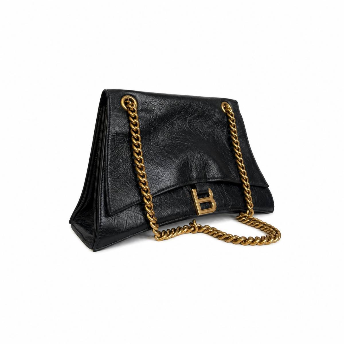 Balenciaga | Borsa a spalla Crush Medium Nero