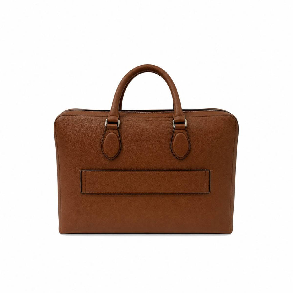 Bally | Capitol Briefcase In Vit.Victory Amber Brown