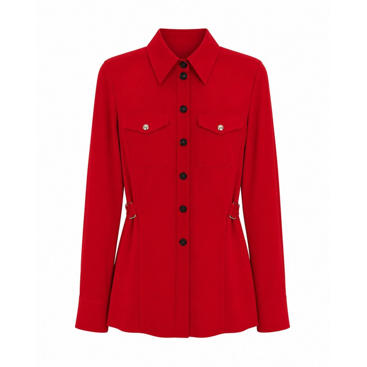 BCBG | POPPY RED BLAZER SHIRT