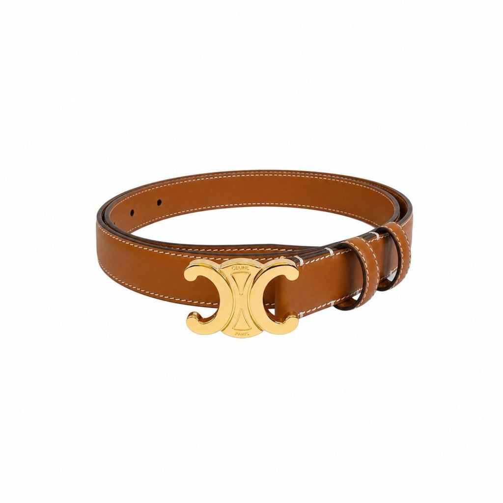Celine | Triomphe Leather Belt