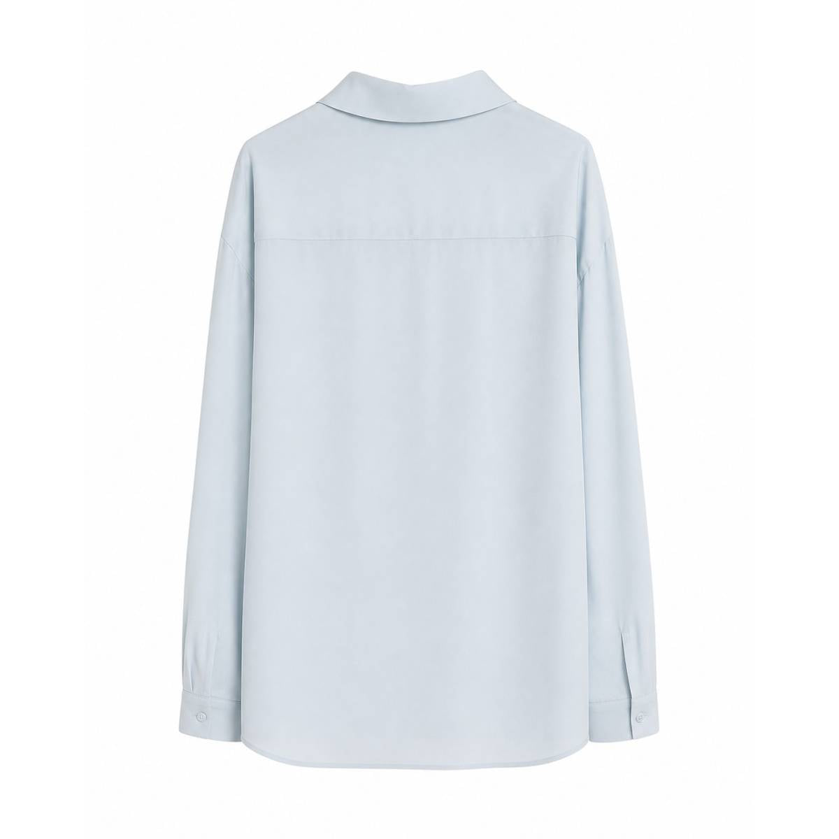 Emma & Gaia | BLUSA OVER MANICA AMPIA Cielo