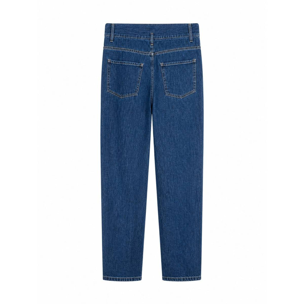Emma & Gaia | PANTALONE COCOON CON BASCHINA Denim Scuro