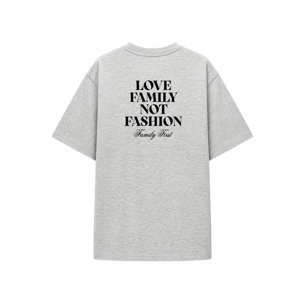 Family First | Grey T-Shirt 