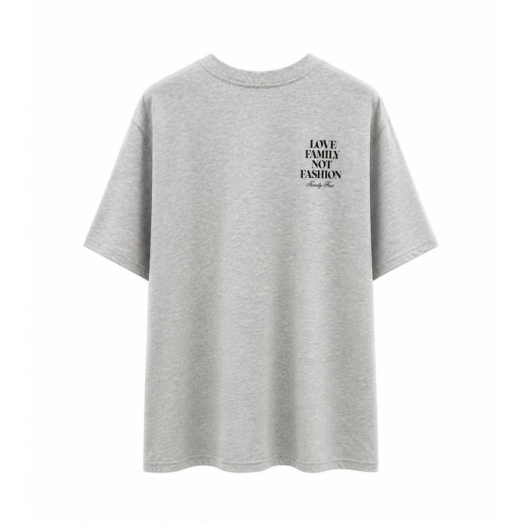 Family First | Grey T-Shirt 