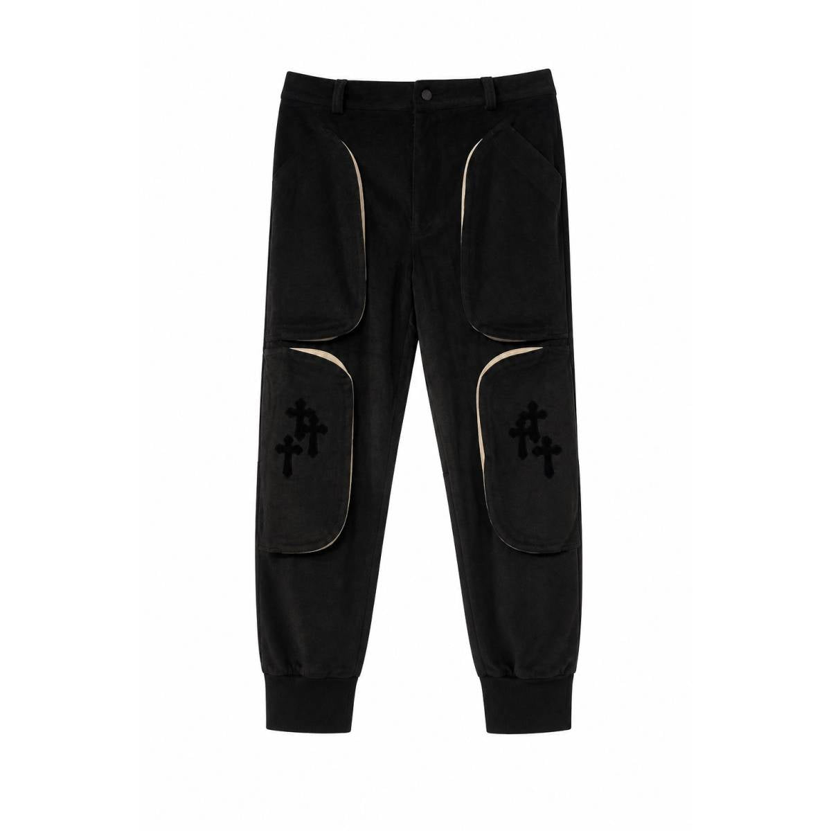 GFashion | Doni Pants With Contrast - 686 Velour 0999