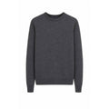 Kangra Cashmere | Girocollo Rasato Grigio In Lana Fumo