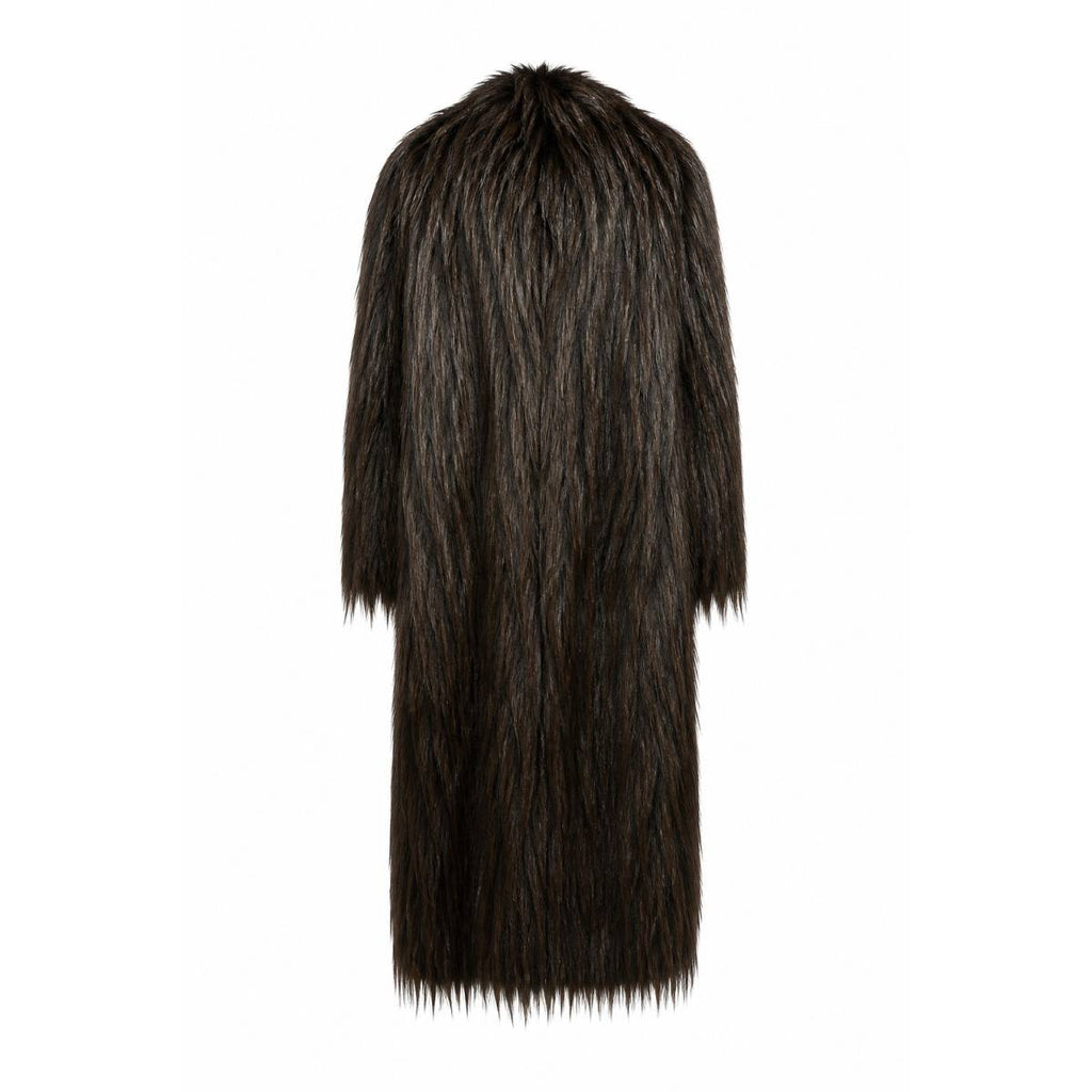 Meimeij | Long Faux Fur Coffee 