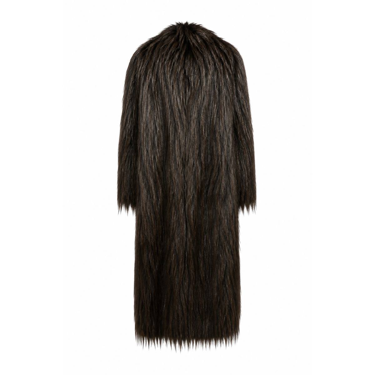 Meimeij | Long Faux Fur Coffee 