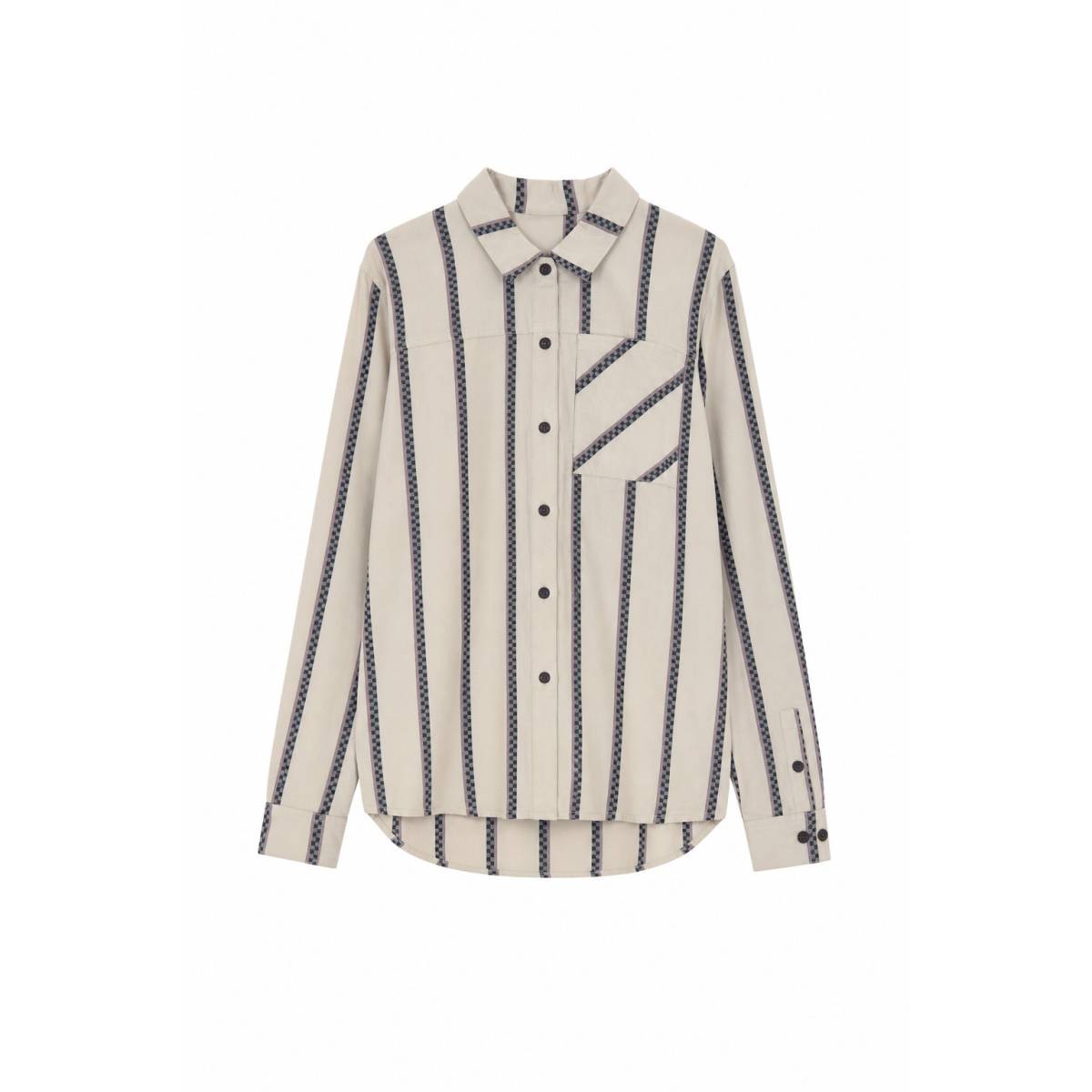 Mons Royale | At Longsleeve Shirt C-bone Stripe