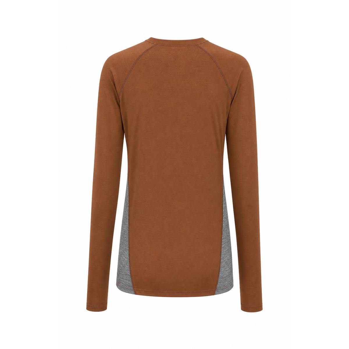 Mons Royale | Temple Tech Ls C-cinnamon/grey Heather