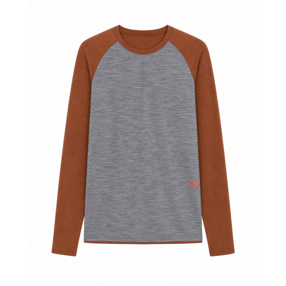 Mons Royale | Temple Tech Ls C-cinnamon/grey Heather
