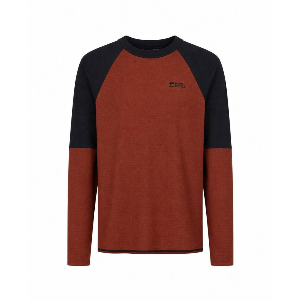Mons Royale | Quad Fleece Pullover C-sable/black