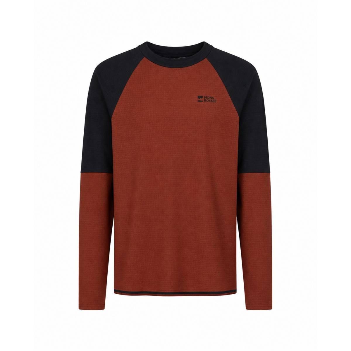 Mons Royale | Quad Fleece Pullover C-sable/black