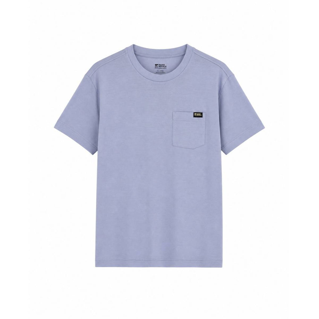 Mons Royale | Mp Heavyweight Pocket Tee C-ice Blue