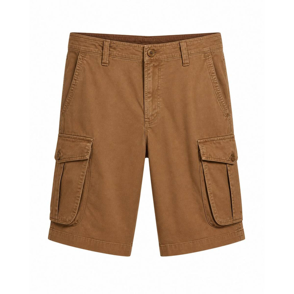 MYTHS | Pantaloni Corti In Cotone E Lino Bruciato