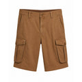 MYTHS | Pantaloni Corti In Cotone E Lino Bruciato