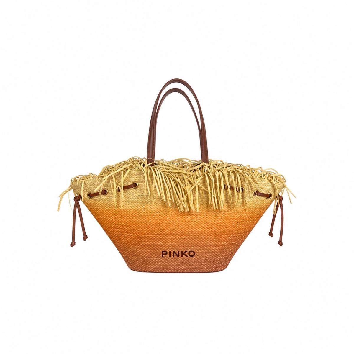 Pinko | PAGODA EXTRA SHOPPER RAFIA PANAMA S BAG NA8