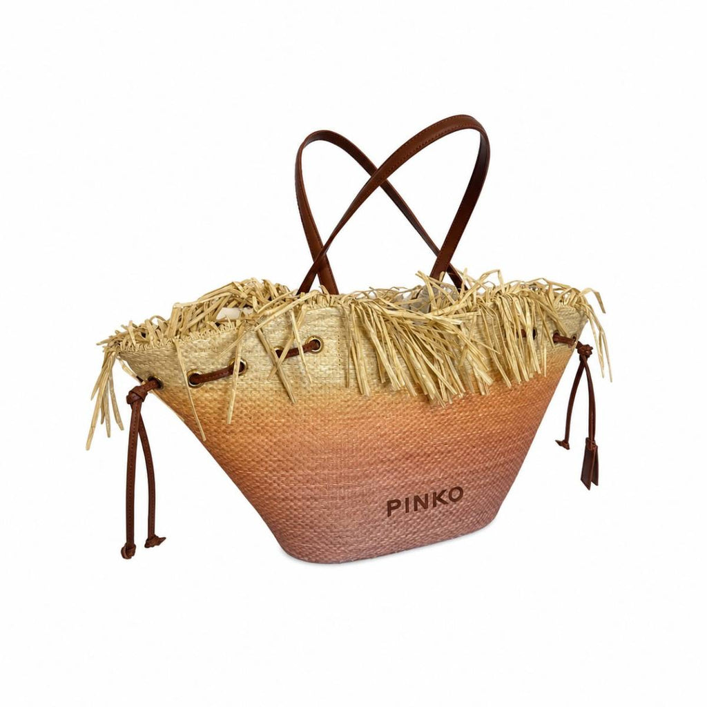 Pinko | PAGODA EXTRA SHOPPER RAFIA PANAMA S BAG NA8