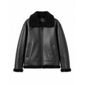 Rudsak | VESTE EN CUIR HOMME Noir/noir/- 