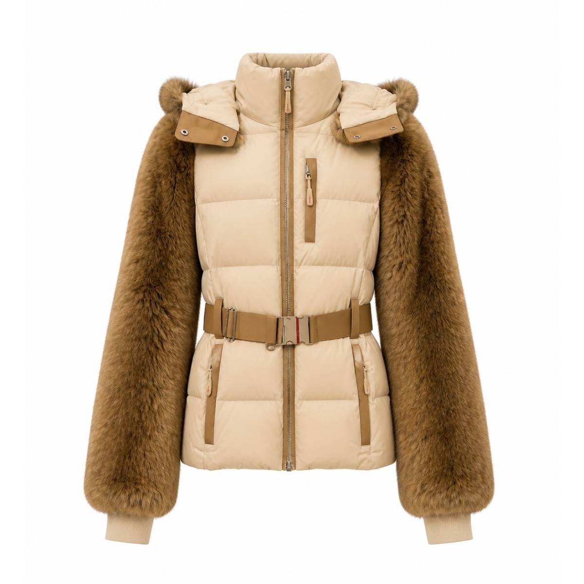 Rudsak | DAMEN GEWEBTE JACKE Mokka/Vanille/- 