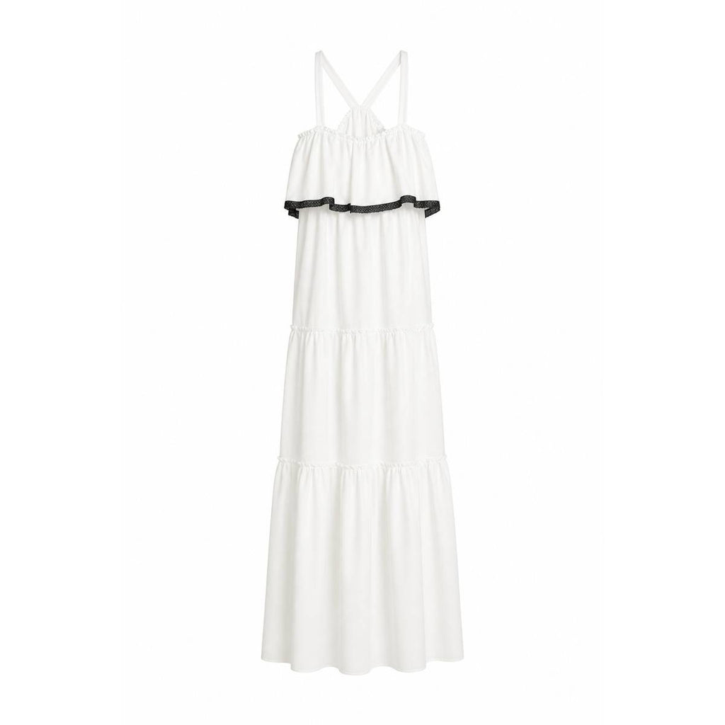Rue-8isquit | Abito Popeline Bianco