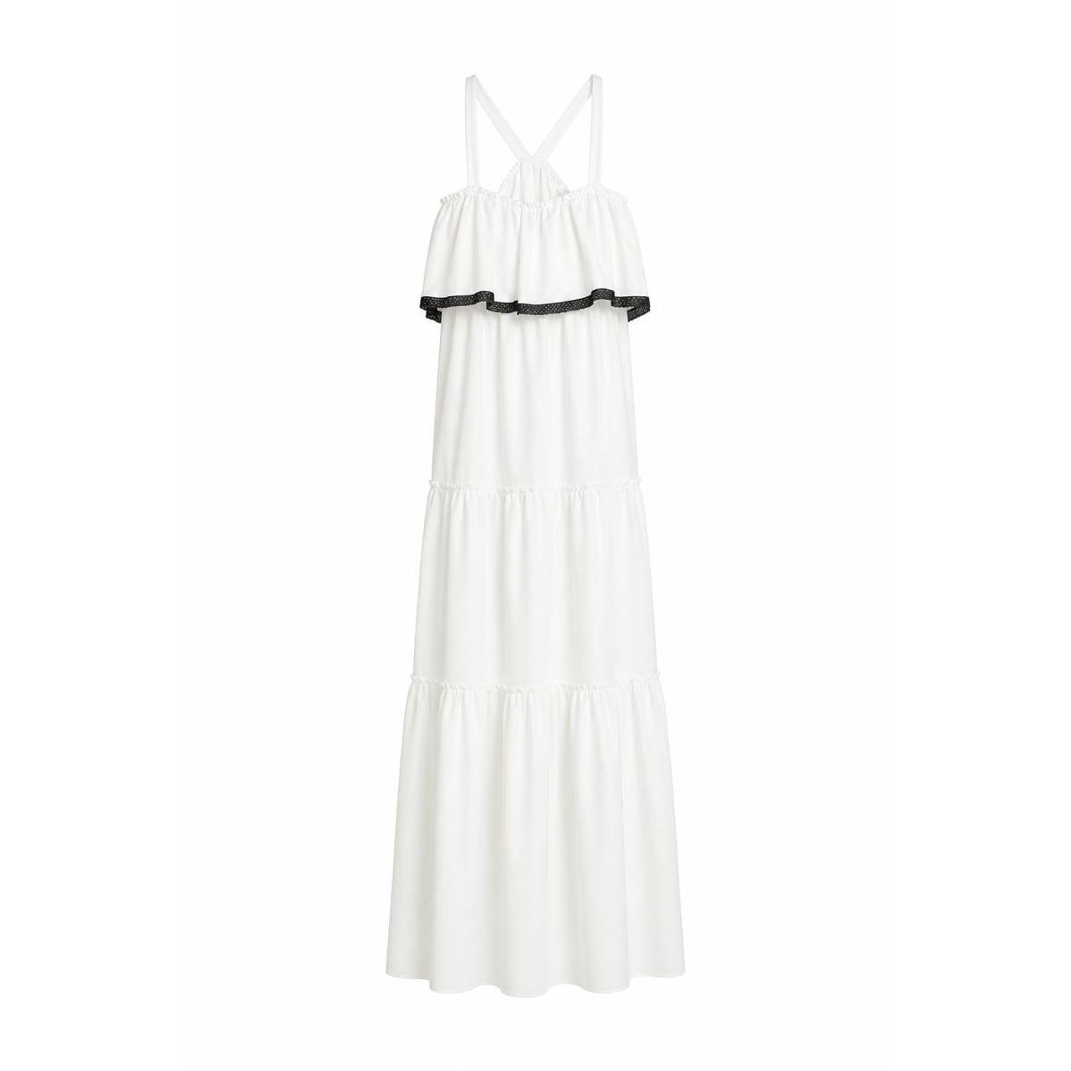 Rue-8isquit | Abito Popeline Bianco