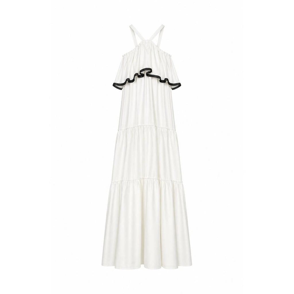 Rue-8isquit | Abito Popeline Bianco