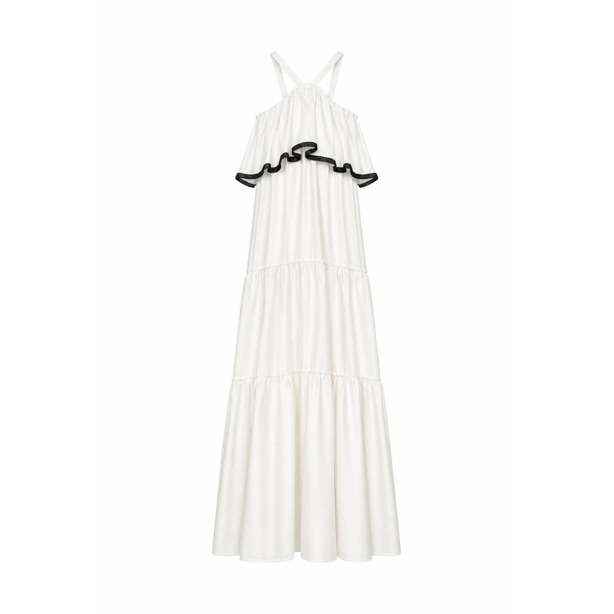 Rue-8isquit | Abito Popeline Bianco
