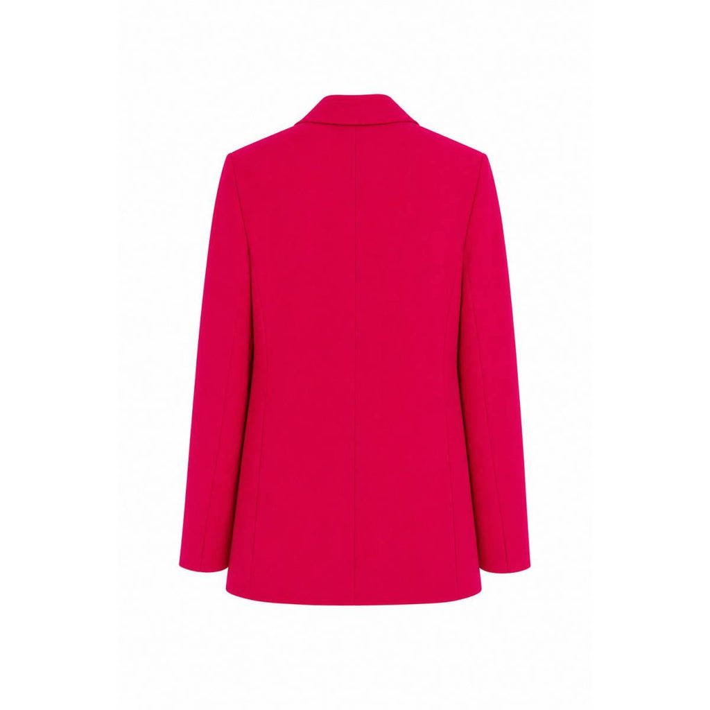 Rue-8isquit | Giacca Over Lino Fucsia