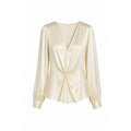 Rue-8isquit | Blusa Seta Burro