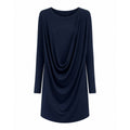 Ruebisquit | Tunichetta Drappeggio Jersey Blu