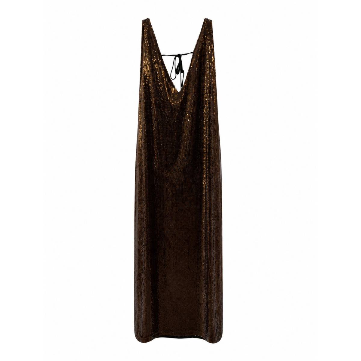 Ruebisquit | Smanicato V Paillettes Marrone