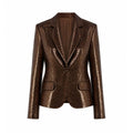 Ruebisquit | Giacca Paillettes Marrone