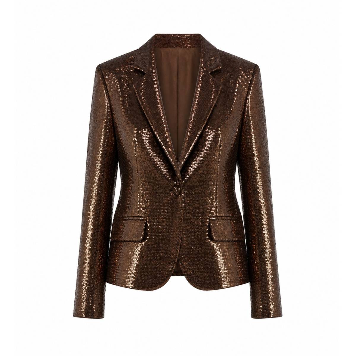 Ruebisquit | Giacca Paillettes Marrone