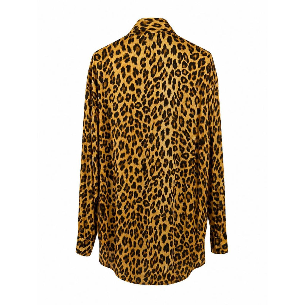 RUEBISQUIT | Chemise à nœud léopard tacheté 