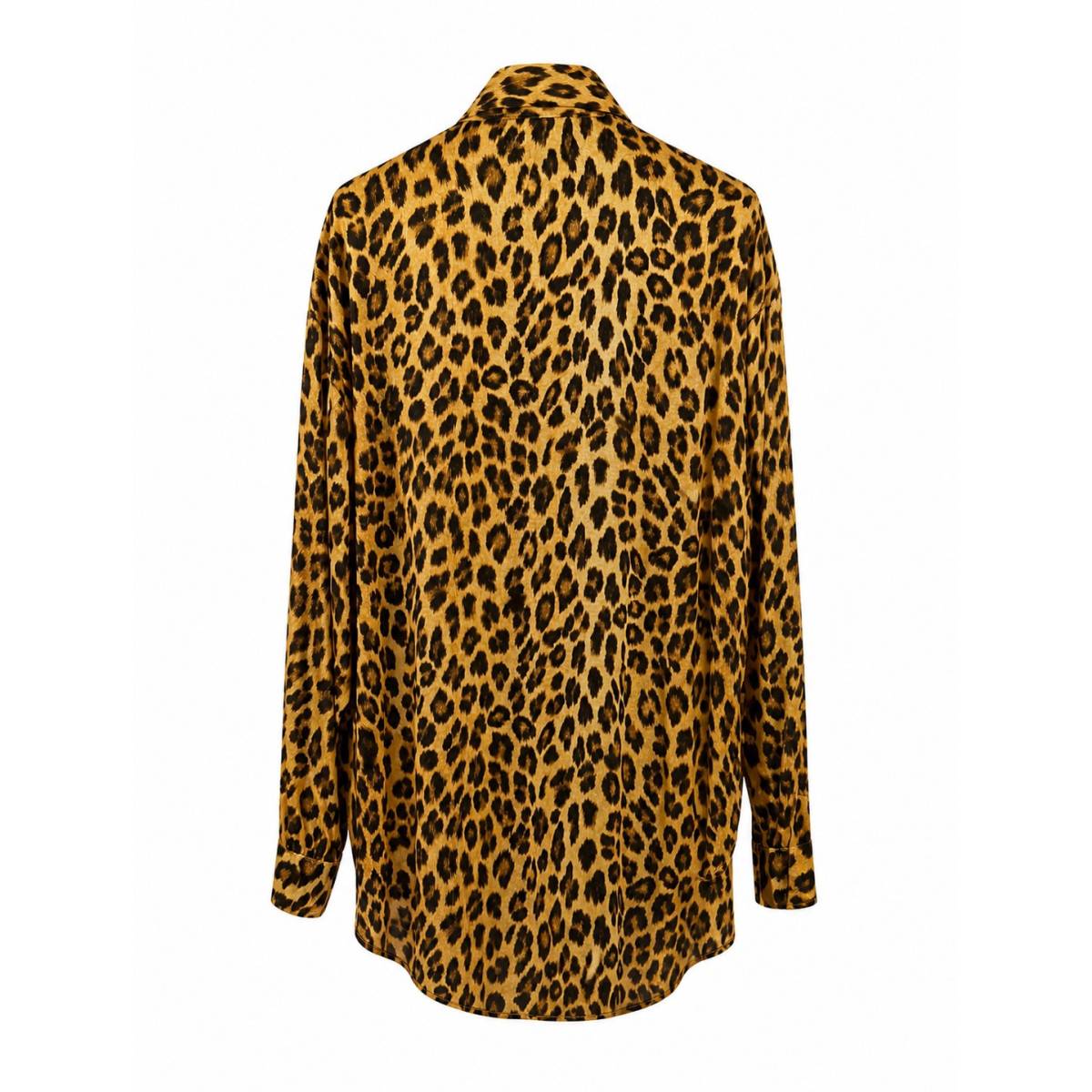 RUEBISQUIT | Chemise à nœud léopard tacheté 