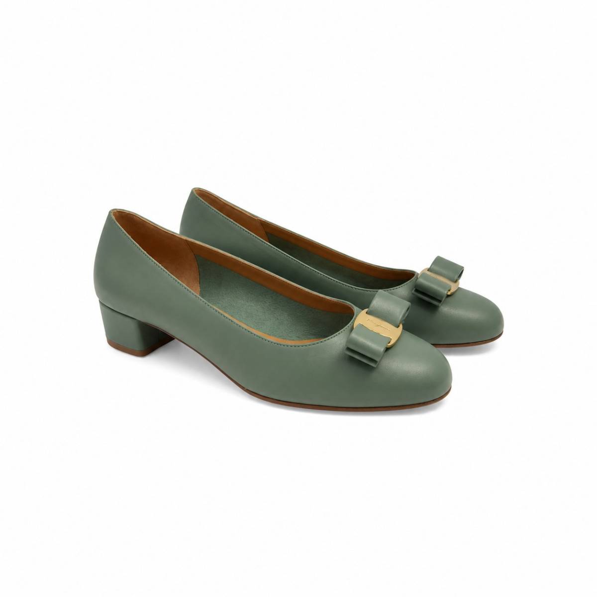 Salvatore Ferragamo | Escarpin Vara 1 Vert aqua clair 