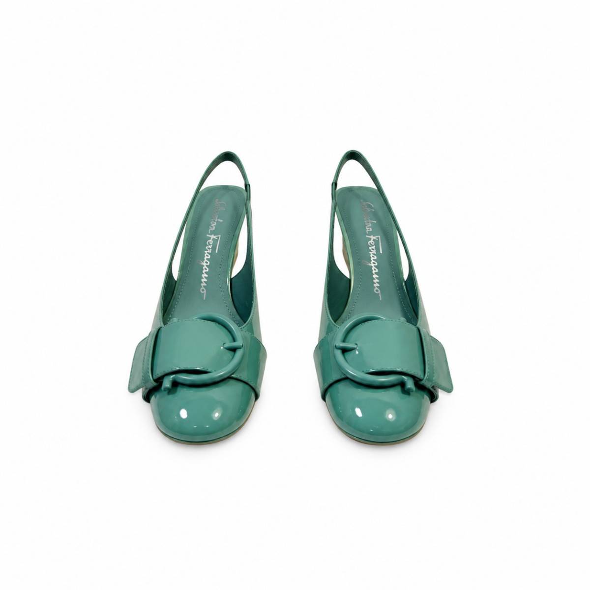 Salvatore Ferragamo | Pump Briget 55 Light Aqua Green