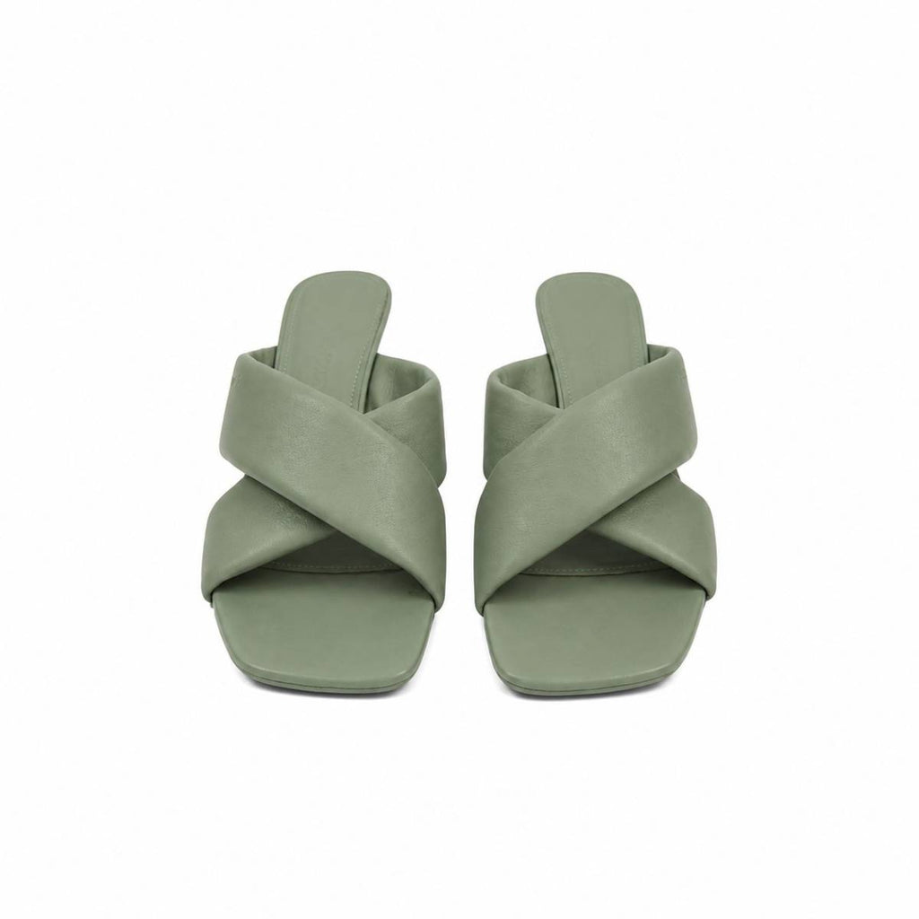 Salvatore Ferragamo | Sandale Aludra 55 vert olive clair 