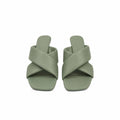 Salvatore Ferragamo | Sandale Aludra 55 vert olive clair 