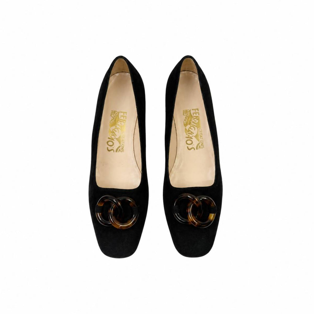 Salvatore Ferragamo | Escarpin Germaine noir 